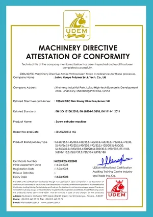 Certification CE