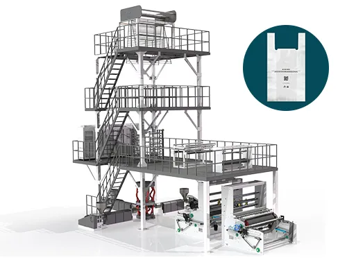Machine de moulage par coextrusion-soufflage (films PE/PP à 1-3 couches)