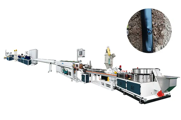 Ligne d’extrusion de tuyau d'irrigation à goutteur plat