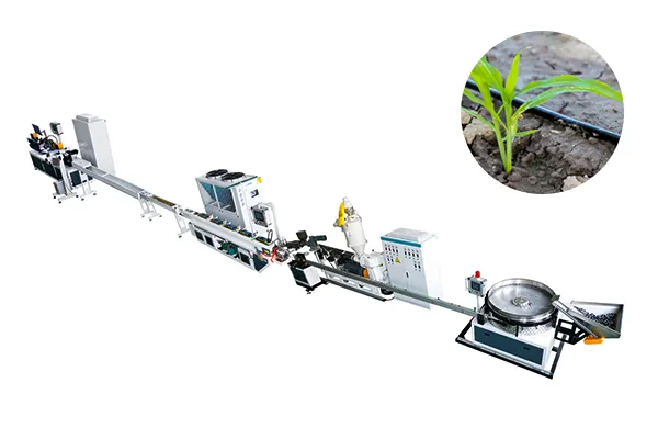 Ligne d’extrusion de tuyau d'irrigation à goutteur plat en PC