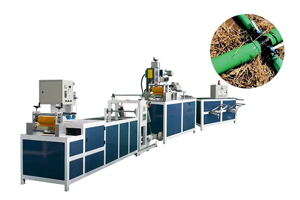 Ligne d’extrusion de tuyau de drainage en tissu et PE
